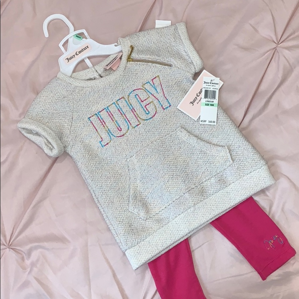Juicy Couture shirt & pant set
